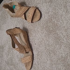 Aersoles Cork Wedge Sandals